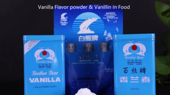 Food Flavor Vanilla & Vanillin & Ethyl Vanillin Crystal Drum and Tin Package CAS 121